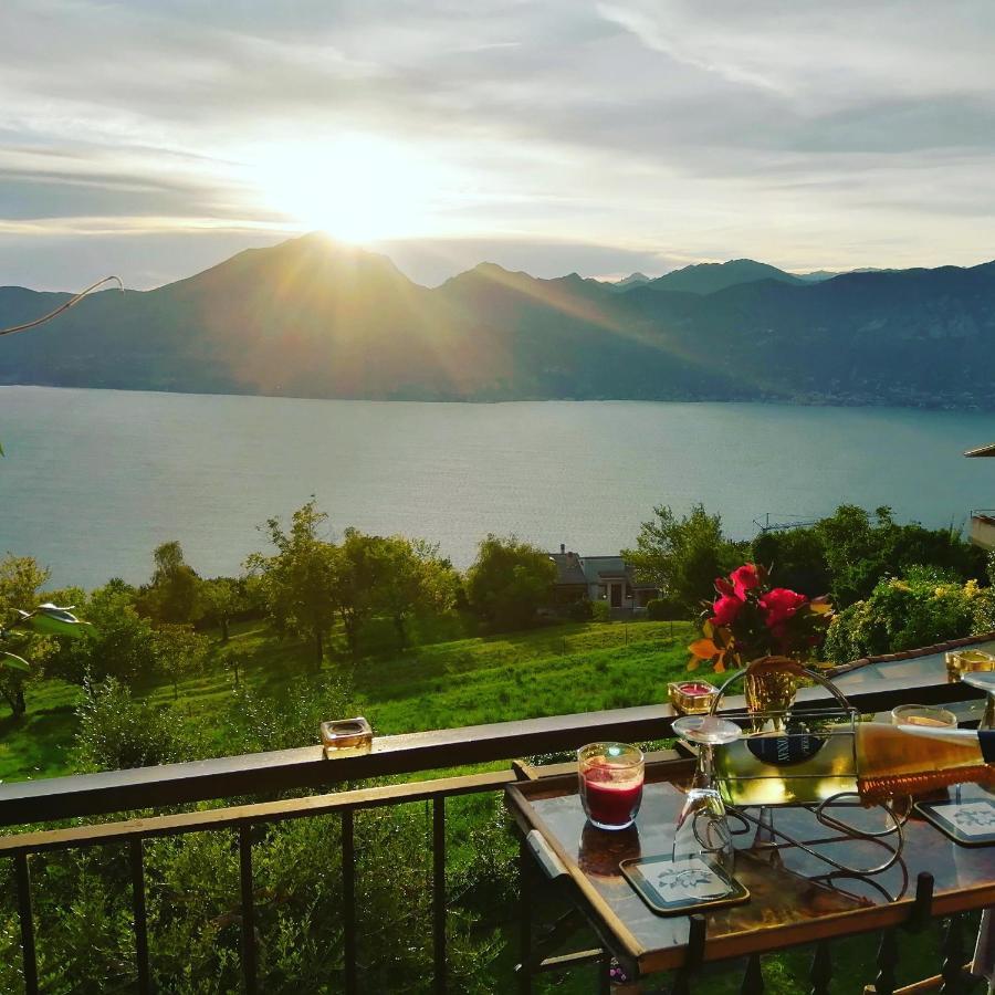 B&B Da Paolo Con Vista Lago Di Garda San Zeno di Montagna Exterior photo