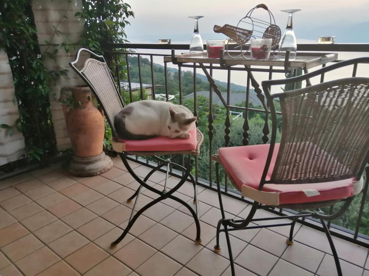 B&B Da Paolo Con Vista Lago Di Garda San Zeno di Montagna Exterior photo